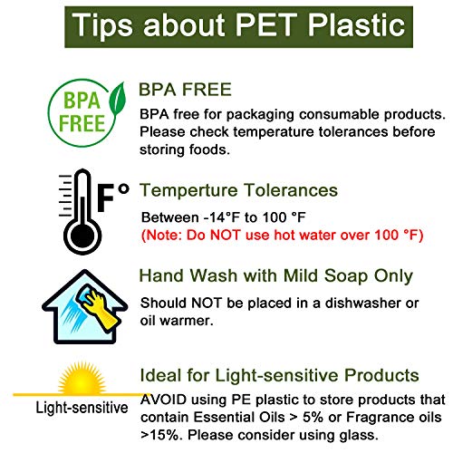 Alledominio, 2 botellas de plástico vacías rellenables de 500 ml, dispensador de jabón líquido para el cuerpo y la crema de ducha (marrón y verde)