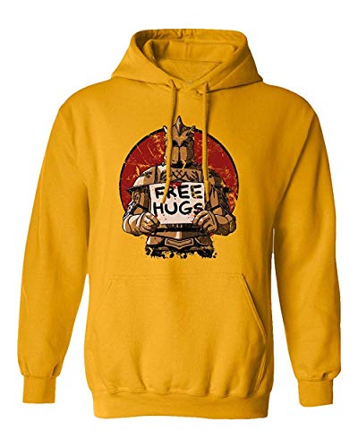 Allforenjoy Sudadera con Capucha Mountain para Hombre Muestra el Signo de los Abrazos Gratis Sudadera con Capucha y Estampado gráfico Divertido