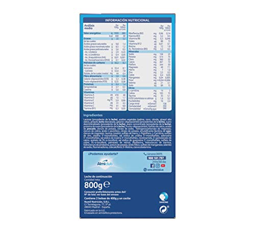 Almirón 2 Leche de continuación en polvo desde los 6 meses - 800 g