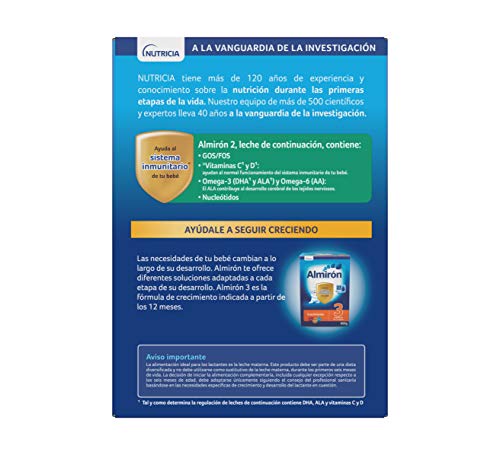 Almirón 2 Leche de continuación en polvo desde los 6 meses - 800 g