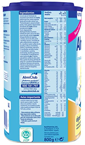 Almirón Advance con Pronutra Digest 2 Leche de continuación en polvo desde los 6 meses 800 g