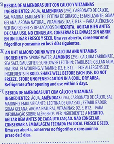 Almond Breeze Bebida de Almendra Cappuccino - Paquete de 6 x 1000 ml - Total: 6000 ml