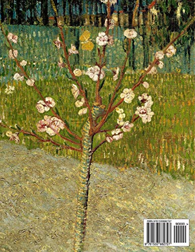 Almond tree in blossom, Vincent van Gogh. Blank journal: 150 blank pages, 8,5x11 inch (21.59 x 27.94 cm) Soft cover