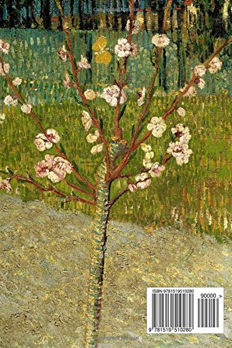 Almond tree in blossom, Vincent van Gogh: Blank Journal/ notebook / composition book, 140 pages, 6 x 9 inch (15.24 x 22.86 cm) Laminated