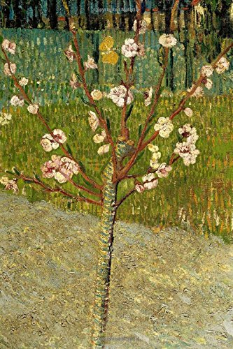 Almond tree in blossom, Vincent van Gogh: Blank Journal/ notebook / composition book, 140 pages, 6 x 9 inch (15.24 x 22.86 cm) Laminated