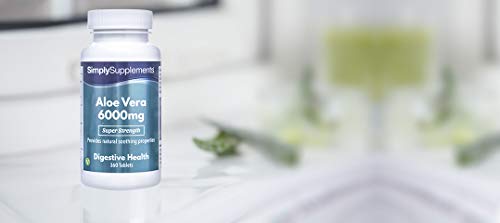 Aloe Vera 6000mg - ¡Bote para 6 meses! - Apto para veganos - 360 Comprimidos - SimplySupplements