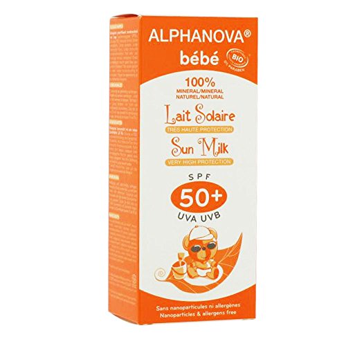 Alphanova Sun Bio, Baby Sun Milk - SPF 50+, 4.4 oz.