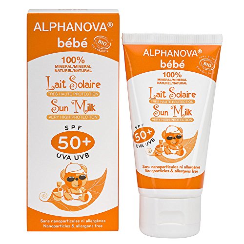 Alphanova Sun Bio, Baby Sun Milk - SPF 50+, 4.4 oz.