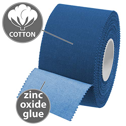 ALPIDEX 6 x Cinta Adhesiva Deportiva 3,8 cm x 10 m, Color:Azul