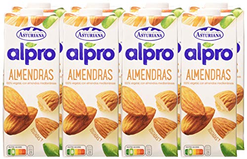 Alpro Central Lechera Asturiana Bebida de Almendra - Paquete de 8 x 1000 ml - Total: 8000 ml
