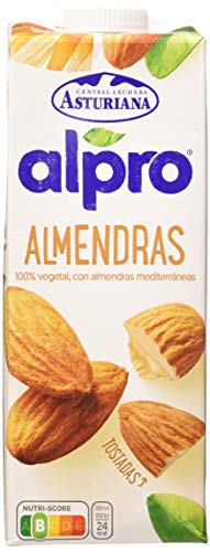 Alpro Central Lechera Asturiana Bebida de Almendra - Paquete de 8 x 1000 ml - Total: 8000 ml
