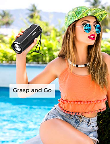 Altavoces Bluetooth Portatiles, MPOW Soundhot R9 Altavoz Bluetooth a Prueba de Agua, Altavoz portátil IPX7 con 24H de Tiempo de reproducción, Modo PartyCast, Sonido estéreo de 30W, Bluetooth 5.0