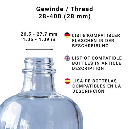 Altglas Dispensador 'Zagreb' - Bomba/Dosificador de jabón de Acero Inoxidable para Hacer tu Propia jabonera (Plateado Cepillado)
