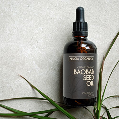 Alucia Organics Aceite de semilla de baobab orgánico certificado, 100 ml