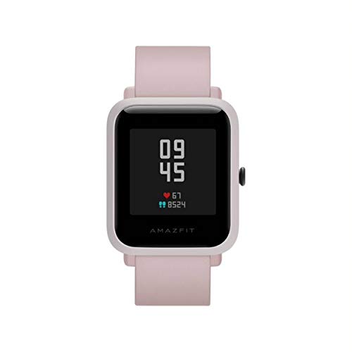 Amazfit Bip S Smartwatch 5ATM GPS GLONASS -Reloj inteligente con bluetooth y conectividad con Android e iOS - Version Global (Rosa)