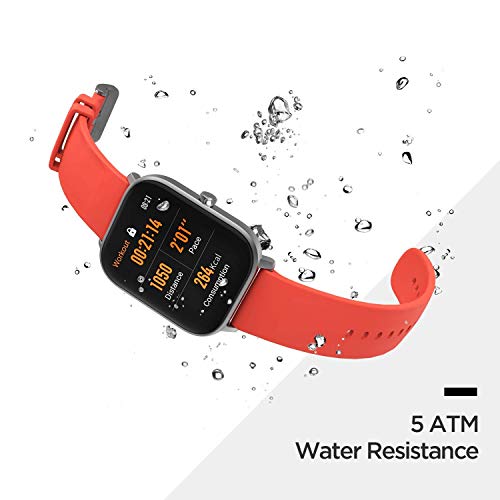 Amazfit GTS Smartwatch Fitness tracker con multitud de perfiles de actividad físcia y con GPS embebido, resistencia al agua 5 ATM (Negro)