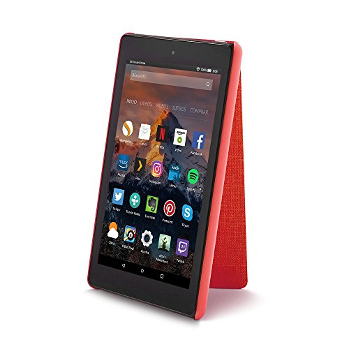 Amazon - Funda para Fire HD 8 (tablet de 8 pulgadas, 7ª y 8ª generación, modelos de 2017 y 2018), Rojo