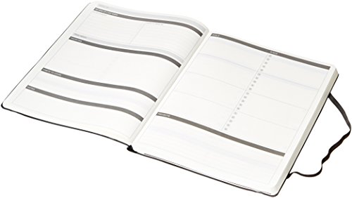 AmazonBasics - Agenda y diario, 21.6 x 28 cm, tapa blanda