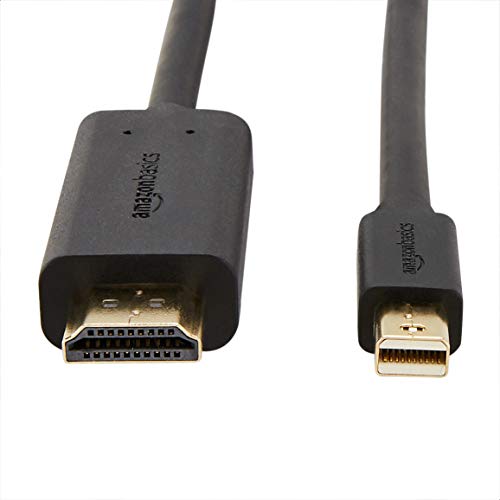 AmazonBasics - Cable adaptador Mini DisplayPort a HDMI (1,8 m)