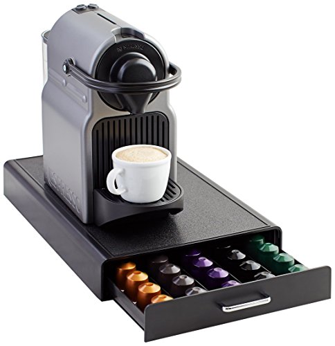 AmazonBasics - Cajón para almacenar cápsulas de Nespresso (capacidad para 50 cápsulas)