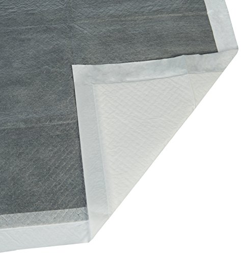 AmazonBasics - Empapadores de adiestramiento para perros, carbón, normal, 40 unidades