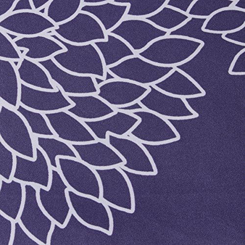 AmazonBasics - Juego de funda nórdica de microfibra ligera de microfibra, 230 x 220 cm, Floral morado (Purple Floral)