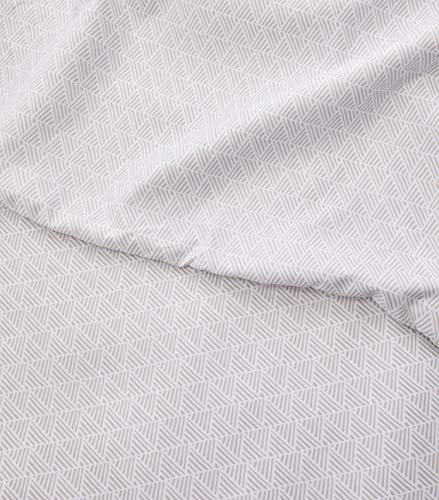 AmazonBasics - Juego de fundas de edredón y de almohada de microfibra, 260 x 220 cm + 2 fundas 50 x 80 cm - Gris cuadriculado