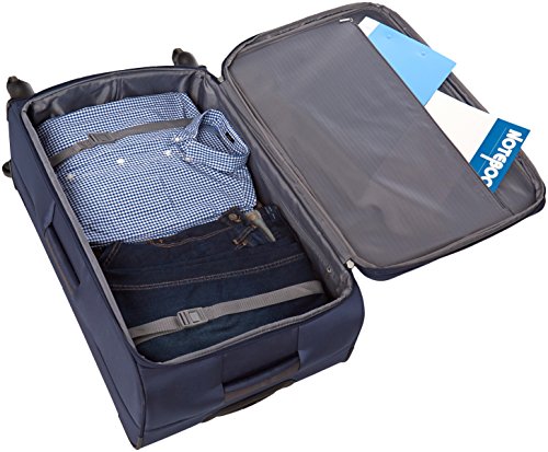 AmazonBasics - Maleta blanda con ruedas giratorias, 74 cm, Azul marino