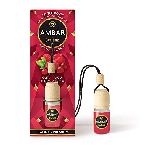 Ambar Perfums Ambientador Coche Frutos Rojos Colgante 6,5ml