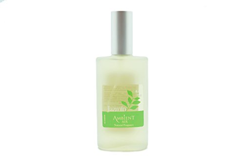 Ambientair Perfume de Hogar en Spray, Aroma Jazmín, 100 ml, Cristal, Verde, 5x3x12 cm