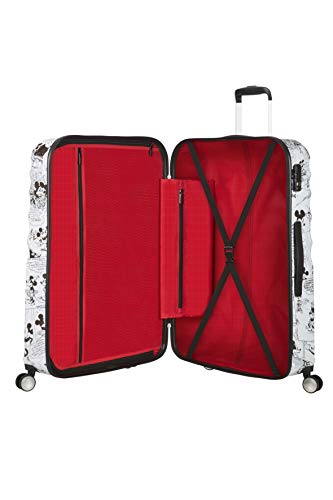 American Tourister Disney Wavebreaker - Maleta Infantil, Spinner L (77 cm - 96 L), Multicolor (Minnie Comics White)
