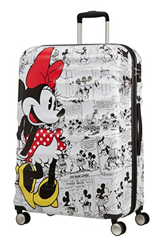 American Tourister Disney Wavebreaker - Maleta Infantil, Spinner L (77 cm - 96 L), Multicolor (Minnie Comics White)