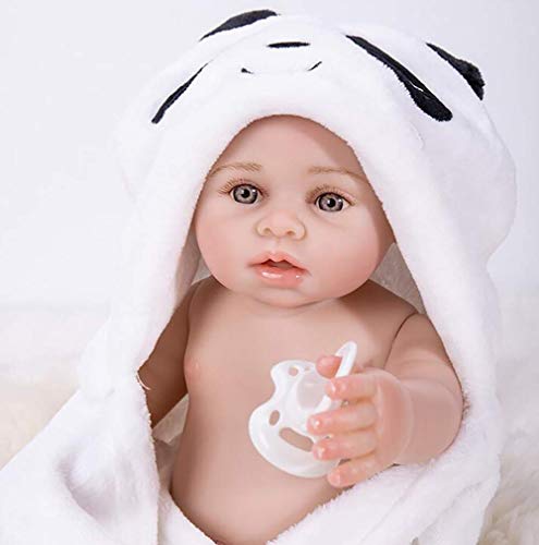 AMITD Renacido De Simulación Muñecas, Realista Y Bebé Adorable, Juntos 50 Cm Renacido Muñeca Regalo Recién Nacido De Silicona Flexible De Crecimiento Niños