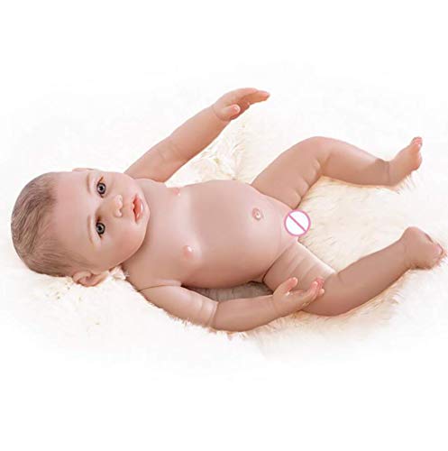 AMITD Renacido De Simulación Muñecas, Realista Y Bebé Adorable, Juntos 50 Cm Renacido Muñeca Regalo Recién Nacido De Silicona Flexible De Crecimiento Niños