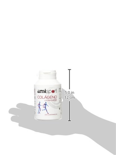 AMLsport - Colágeno con magnesio – 270 comprimidos articulaciones fuertes. Regenerador de tejidos con colágeno hidrolizado tipo 1 y tipo 2. Envase para 45 días de tratamiento.