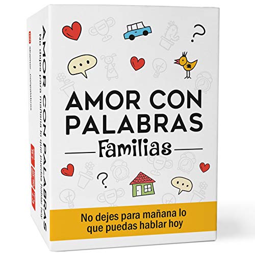 Amor con palabras - Familias | Juegos de Mesa para niños y Adultos Que fortalecen los vínculos Familiares creando Conversaciones de Calidad.