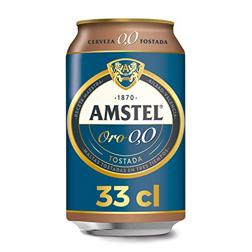 Amstel 00 Cerveza Tostada sin Alcohol - 330 ml