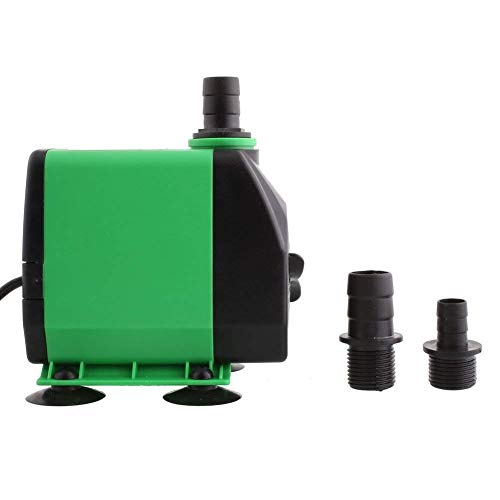 Amzdeal Bomba de Agua Bomba Sumergible Bomba Circulacion, 24W 3000L / H max Altura de 3m Bomba de Fuente, Acuario, Pecera para el Agua Dulce y Marino