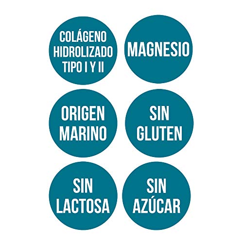 Ana Maria Lajusticia - Colágeno marino con magnesio – 180 comp (sabor limón). Articulaciones fuertes y piel tersa. Regenerador de tejidos con colágeno hidrolizado tipo 1 y 2. Envase para 30 días.