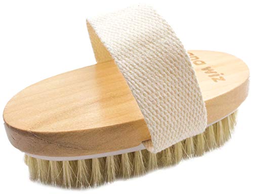 Ana Wiz - Cepillo de madera con cerdas naturales de jabalí y mango de madera de loto, 100 g