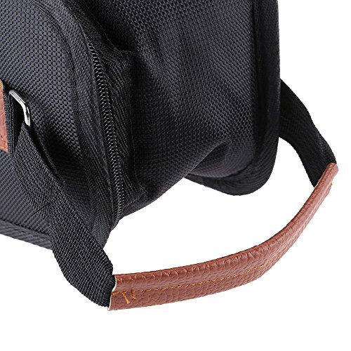 Andoer1680d Estuche Oxford de tela acolchada para saxofón, estuche blando con tirantes ajustables para saxofón, Oxford Cloth Bag - Black