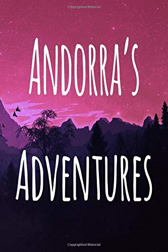 Andorra's Adventures: Personalised Name Notebook - 119 Page Journal! Perfect Gift!