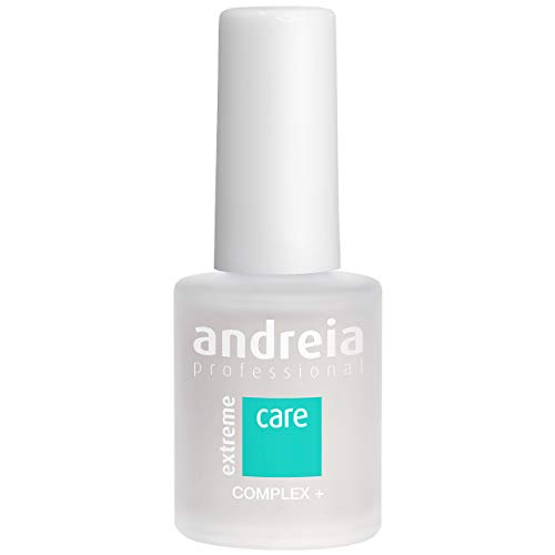Andreia Professional Extreme Care Complex + - Tratamiento Todo-en-1, Base y Capa Superior, Humectante y Endurecedor - 10.5ml