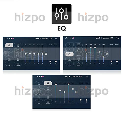 Android 10 OS 7 Pulgadas 2 DIN Car Radio Moniceiver GPS Navegación Bluetooth para Ford C-MAX/Connect/Fiesta/Focus/Fusion/Galaxy/Kuga S-MAX/Transit/Mondeo (Negro)