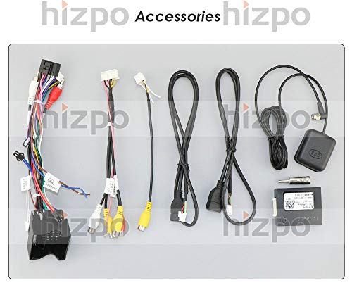 Android 10 OS 7 Pulgadas 2 DIN Car Radio Moniceiver GPS Navegación Bluetooth para Ford C-MAX/Connect/Fiesta/Focus/Fusion/Galaxy/Kuga S-MAX/Transit/Mondeo (Negro)