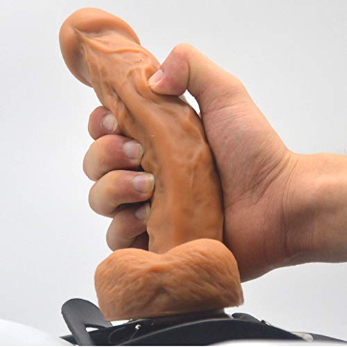 AnnyPnnY001 Impermeable, Silicona, masajeador Femenino, pene, Bragas, edredón, pene, Desgaste, Productos de Salud Sexual for Adultos