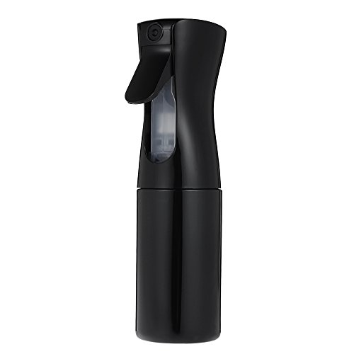 Anself Botella Frasco de Spray Pulverizador de Agua para Peluquería para Salón (150ml, negro)