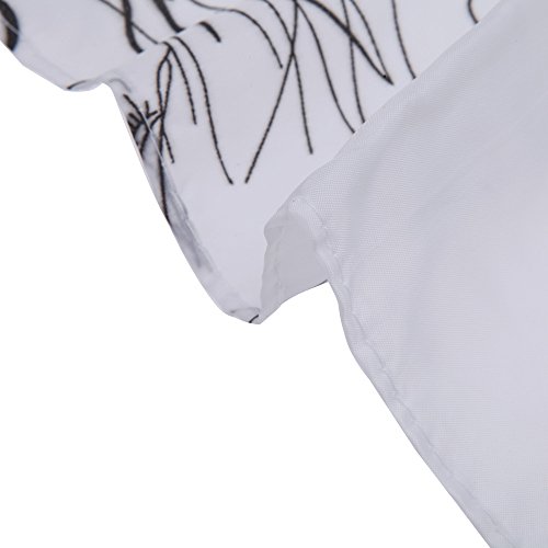 Anself - Capa Delantal de Peluquería para Corte de Pelo Impermeable Ligero Adjustable en Cuello (negro)