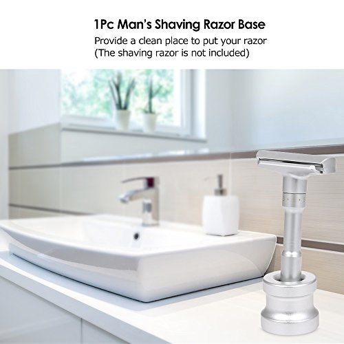Anself Soporte Base Sostenedor de Maquinilla de Afeitar