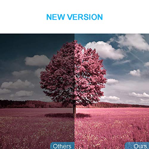 Antena de TV Interior, Oval Negro Antena de TV Digital para Interiores de Alcance de 180KM con Amplificador Inteligente de Señal, Adecuada para Canales de TV Gratis 1080P 4K, Cable Coaxial de 5M